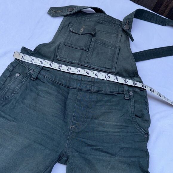 Free People Washed Denim Overall Womens Size 24 - Picture 7 of 11